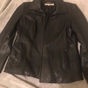 Black Wilson leather jacket